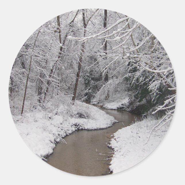 Die Toten des Winters Runder Aufkleber (Vorderseite)