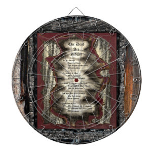 Die Toten werden beurteilt Dartscheibe