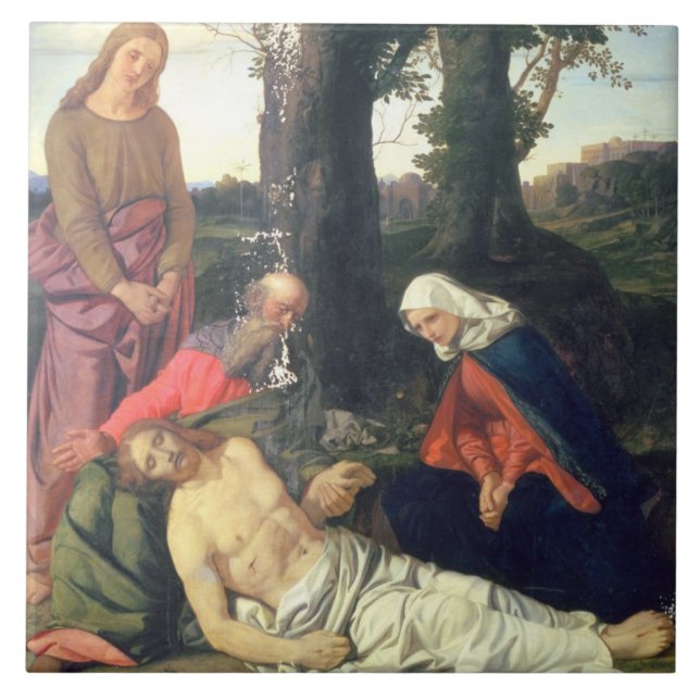Die Totenklage Christus Fliese (Vorderseite)