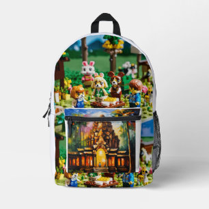 Die Touch von Artisan druckte Perfektion Leinwand Bedruckter Rucksack