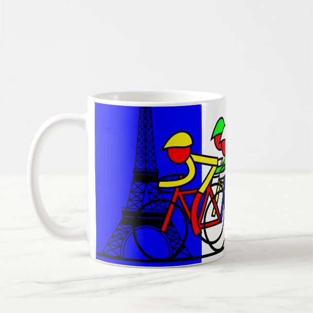 Die Tour Ankunft in Paris Kaffeetasse (Links)