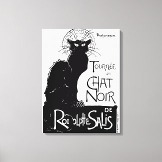 Die Tournee des Schwarzen Katers Leinwanddruck