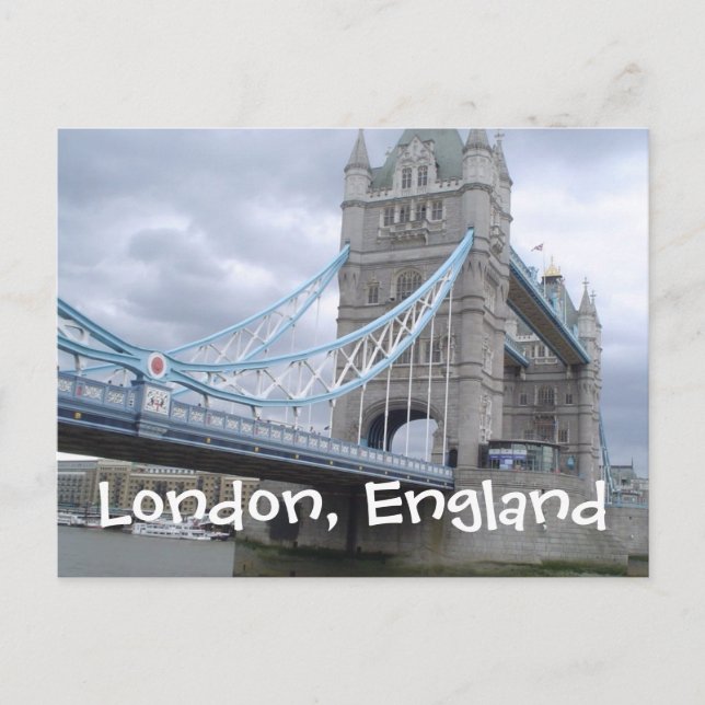 Die Tower Bridge Postkarte (Vorderseite)