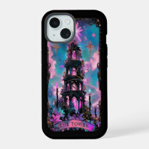 Die Tower Tarot Card Hexchy Vibes iPhone Gehäuse