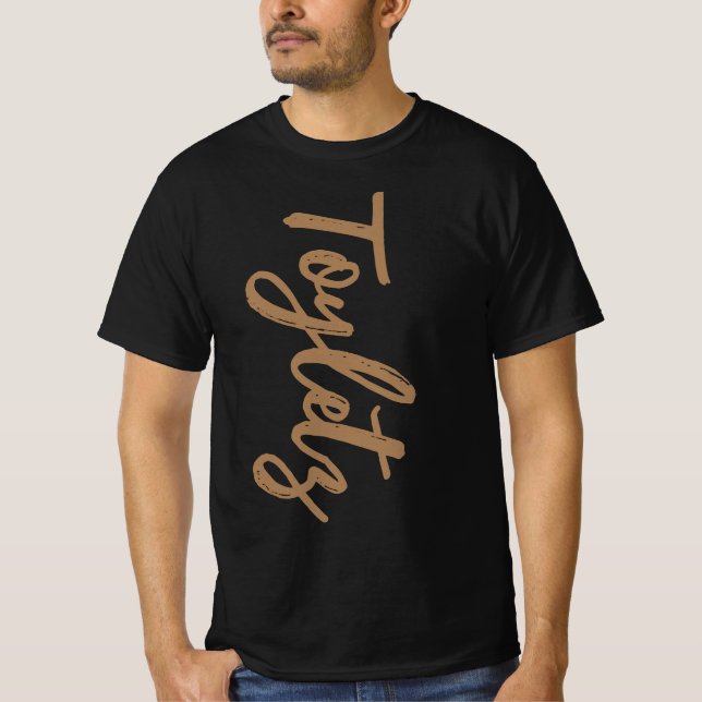 Die Toyletregel T-Shirt (Vorderseite)