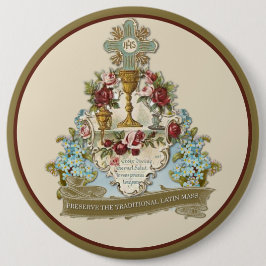 DIE TRADITIONELLE LATEINMASSE KATHOLIC BEWAHREN BUTTON