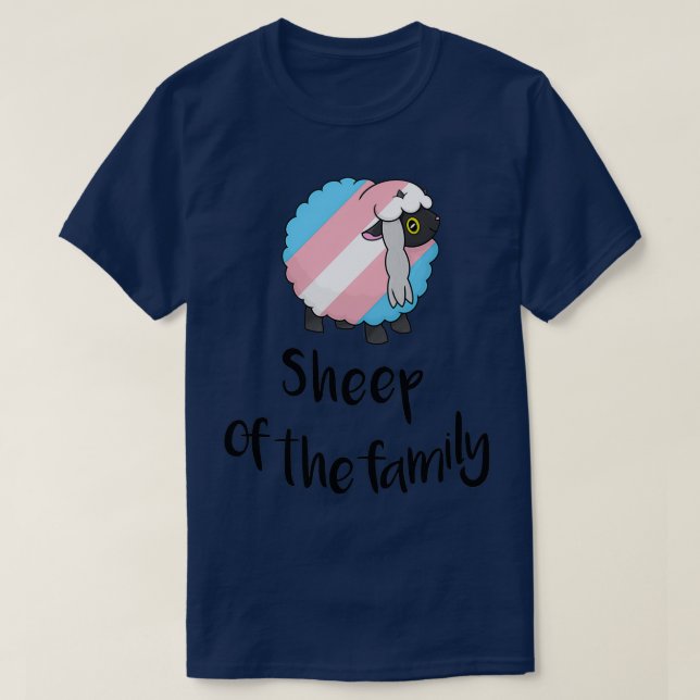Die Trans Sheep Wooloo der Familie T-Shirt (Design vorne)