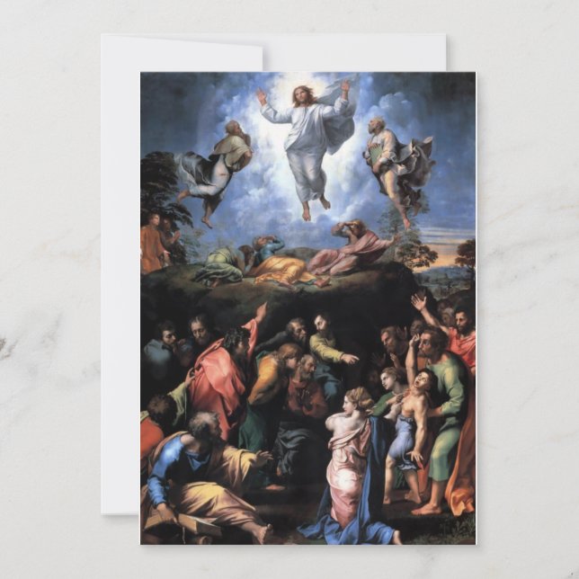 Die Transfiguration Fine Art Einladung (Vorderseite)