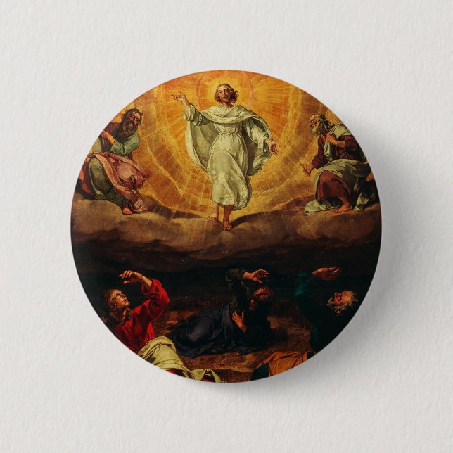 Die Transformation Jesu Christi Button (Vorderseite)