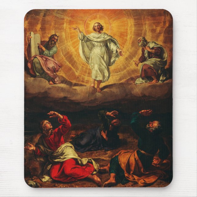 Die Transformation Jesu Christi Mousepad (Vorne)