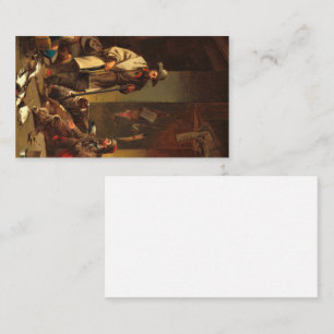 Die Trapper's Cabin, 1858 von John Mix Stanley Visitenkarte