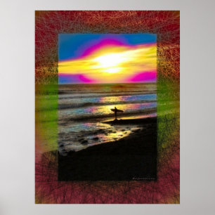 Die Traum-Reihe #2 des Surfers Poster