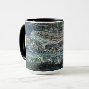Die Träume der abstrakten Malerei des Ozeans 20 Tasse