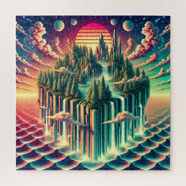 Die Trauminsel: Eine metaphorische Reise (Vertikal)