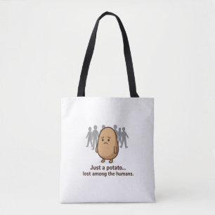 Die traurige Kartoffel und die abgelegene Menschen Tasche