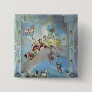 Die Trennung von Venus von Adonis, 1707-08 Button
