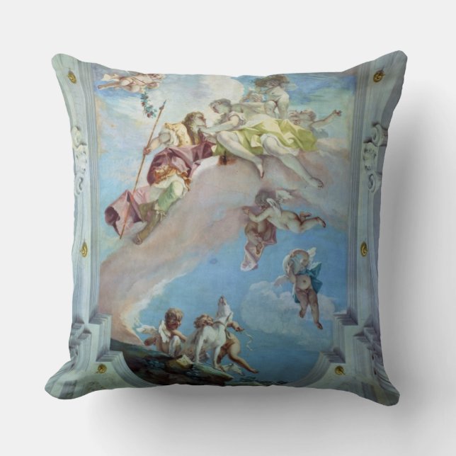 Die Trennung von Venus von Adonis, 1707-08 Kissen (Vorderseite)