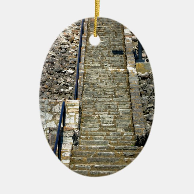 Die Treppe Keramikornament (Vorne)