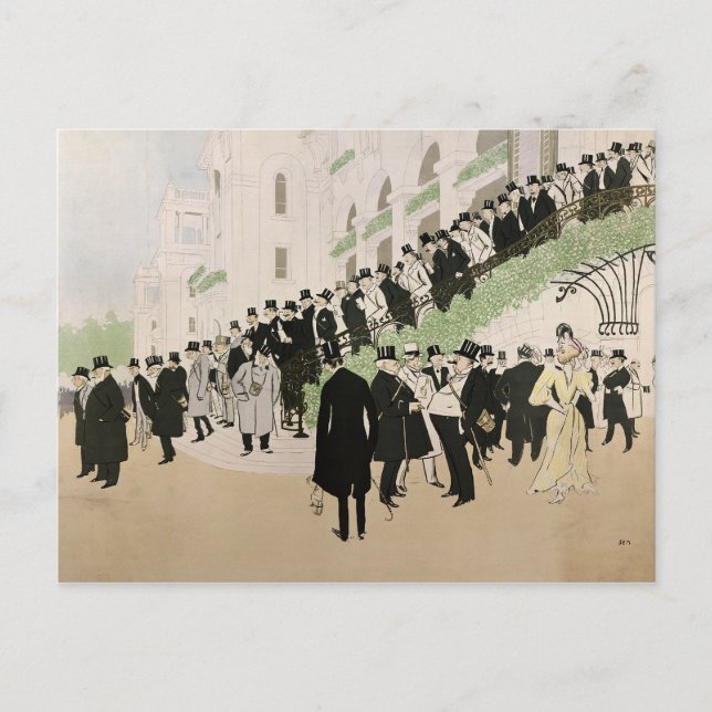 Die Treppe zur Großseite Postkarte (Vorderseite)