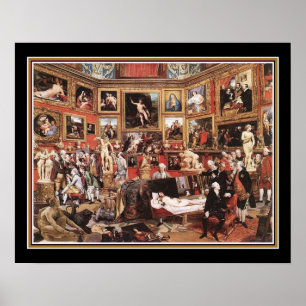 Die Tribuna des Uffiz von Johann Zoffany Poster