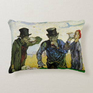 Die Trinker von Vincent van Gogh Dekokissen