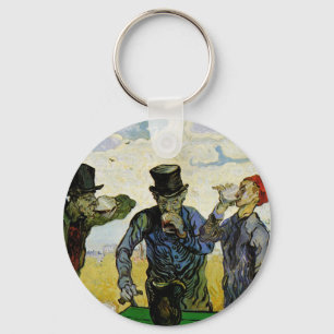 Die Trinker von Vincent van Gogh Schlüsselanhänger