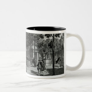 Die Triumphbogen, Handels Statue im Süden Zweifarbige Tasse