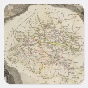 Die Trockenheit Quadratischer Aufkleber