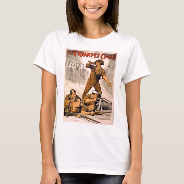 Die Trompete-Anrufe T-Shirt (Vorderseite)