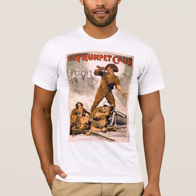 Die Trompete-Anrufe T-Shirt (Vorderseite)