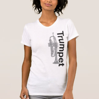Die Trompete-Shirt der beunruhigten Frauen T-Shirt