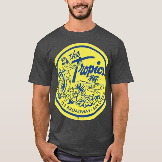 Die Tropen - San Diego, CA T-Shirt (Vorderseite)