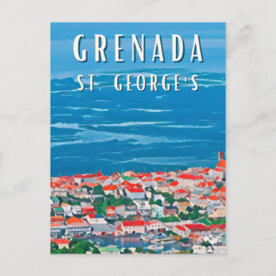 Die tropische Schönheit von Granada bis Saint Geor Postkarte