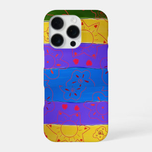 Die tropischen Farben iPhone Gehäuse 16 Pro Hülle