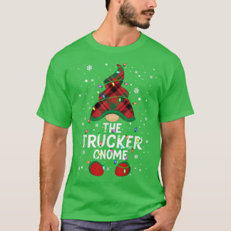 Die Trucker Gnome Familie Matching Group Xmas Ligh T-Shirt