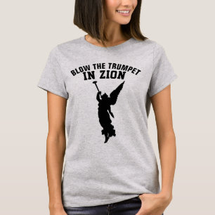 DIE TRUMPETE IN DER ZION VERBREITEN, Christliche T T-Shirt
