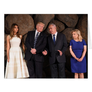 Die Trümpfe u. das Netanyahus bei Yad Vashem in