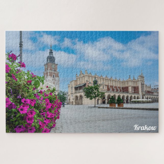 Die Tuchhalle am Hauptplatz von Krakau, Polen (Horizontal)