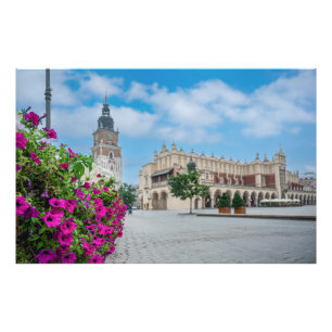 Die Tuchhalle am Hauptplatz von Krakau, Polen Fotodruck