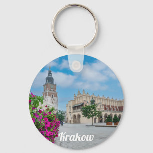 Die Tuchhalle am Hauptplatz von Krakau, Polen Schlüsselanhänger