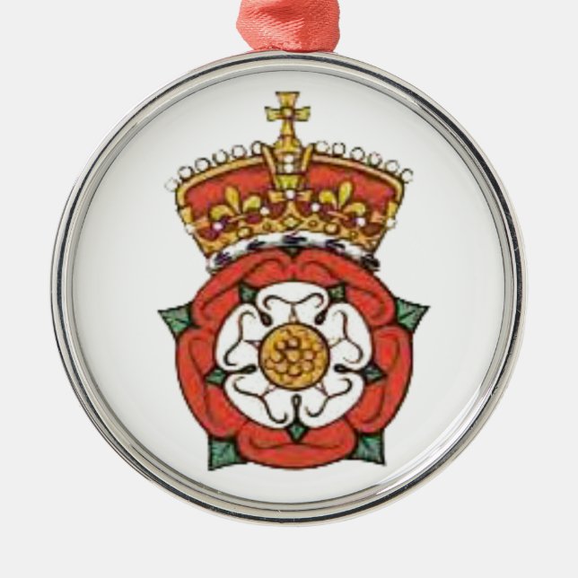 Die Tudor-Rose Ornament Aus Metall (Vorne)