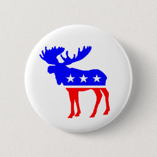 Die Tuke Party-Elche Button