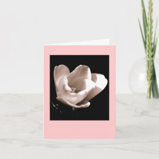 'Die Tulpe' Leere Karte