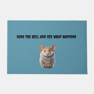 DIE TÜR-BELL-TÜR-TÜR NICHT LAUFEN FUßMATTE