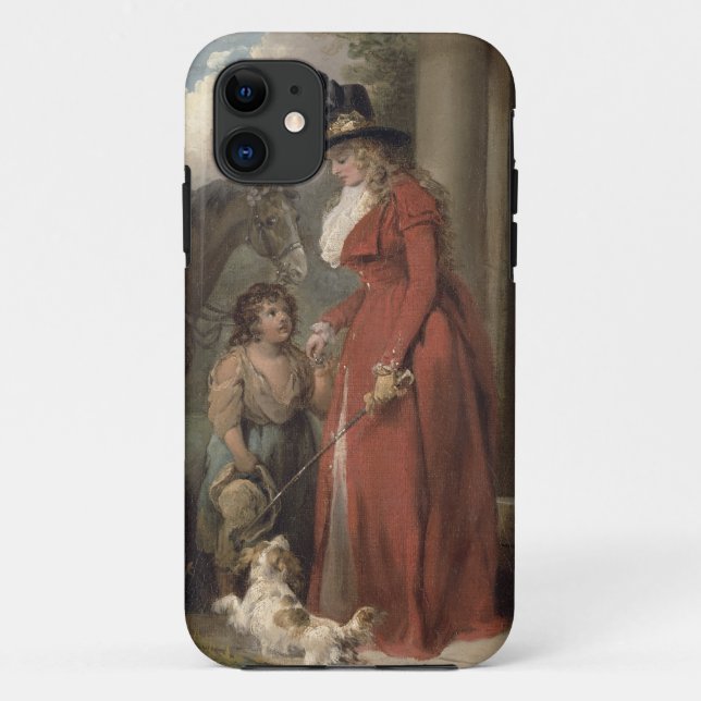 Die Tür des Squires, c.1790 (Öl auf Leinwand) Case-Mate iPhone Hülle (Rückseite)