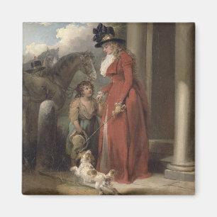 Die Tür des Squires, c.1790 (Öl auf Leinwand) Magnet