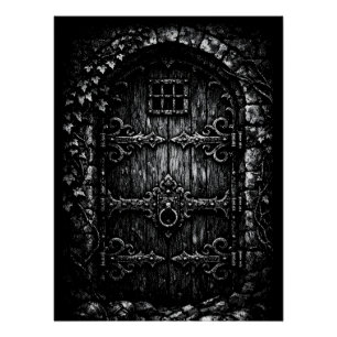 Die Tür des Zauberers — von BurnsInHell Poster
