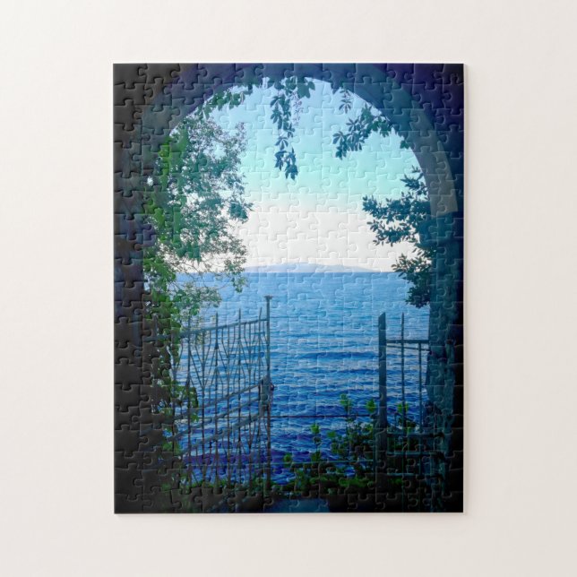 Die Tür zum mystischen Märchenbild des Ozeans (Vertikal)