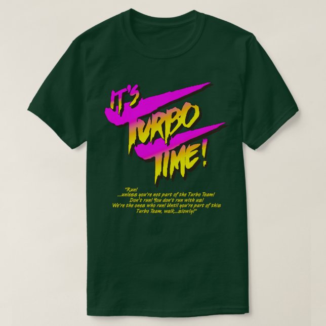 Die Turbo-Zeit T-Shirt (Design vorne)