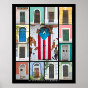 Die Türen des alten San Juan 2 Poster